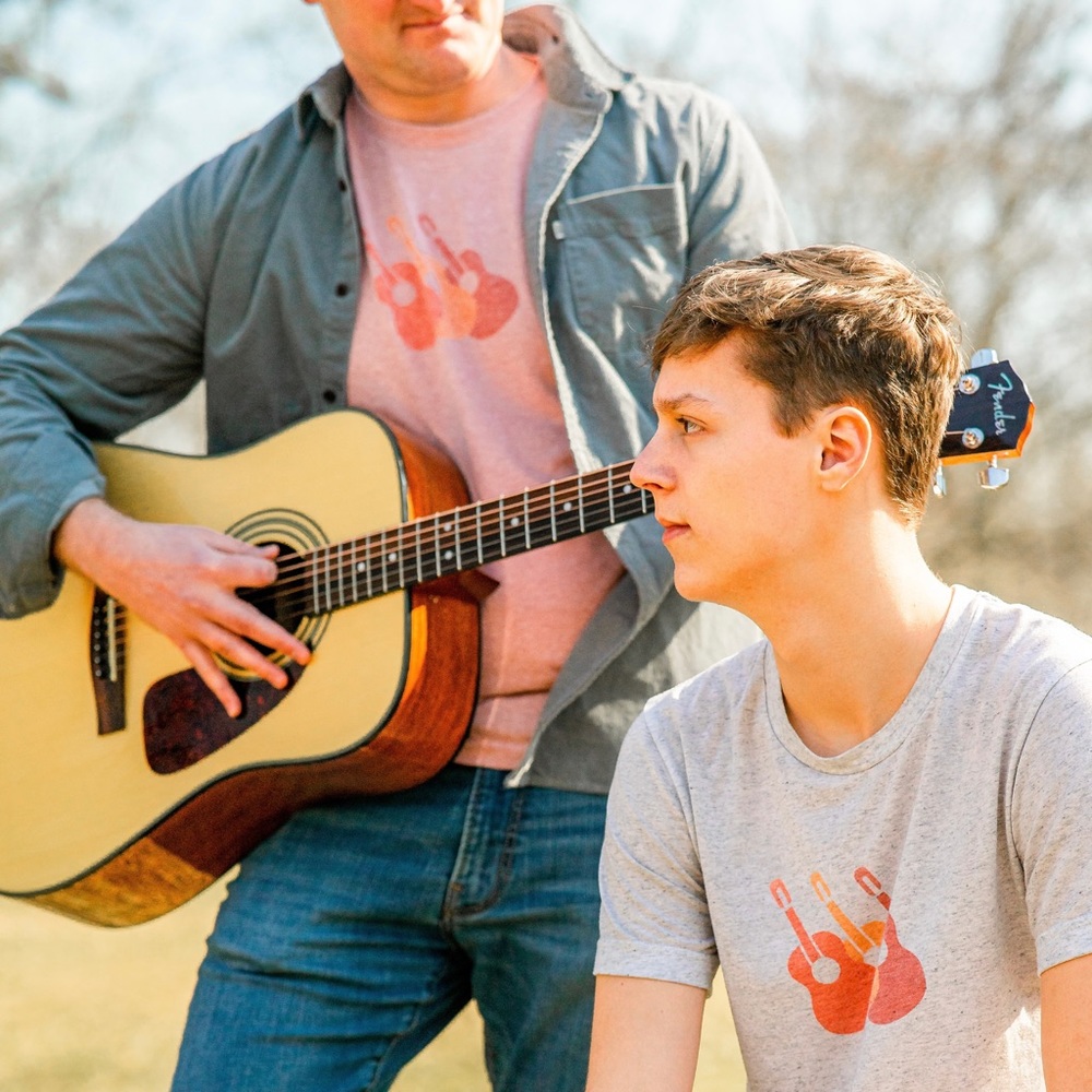 Three Little Guitars unisex Tee